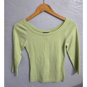 Takeout Light green 3/4 Sleeve Top Woman's Size Small